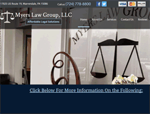 Tablet Screenshot of jpmyerslaw.com